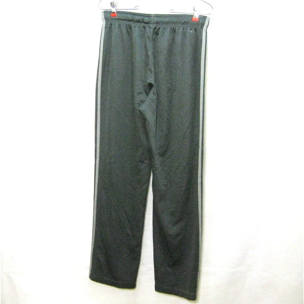 Adidas Track Pants Mens Medium Gray Athletic Sweatpants Jogger Logo Pockets